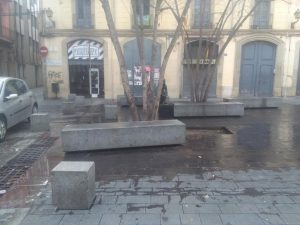 Limpieza de Grafitis del mobiliario urbano